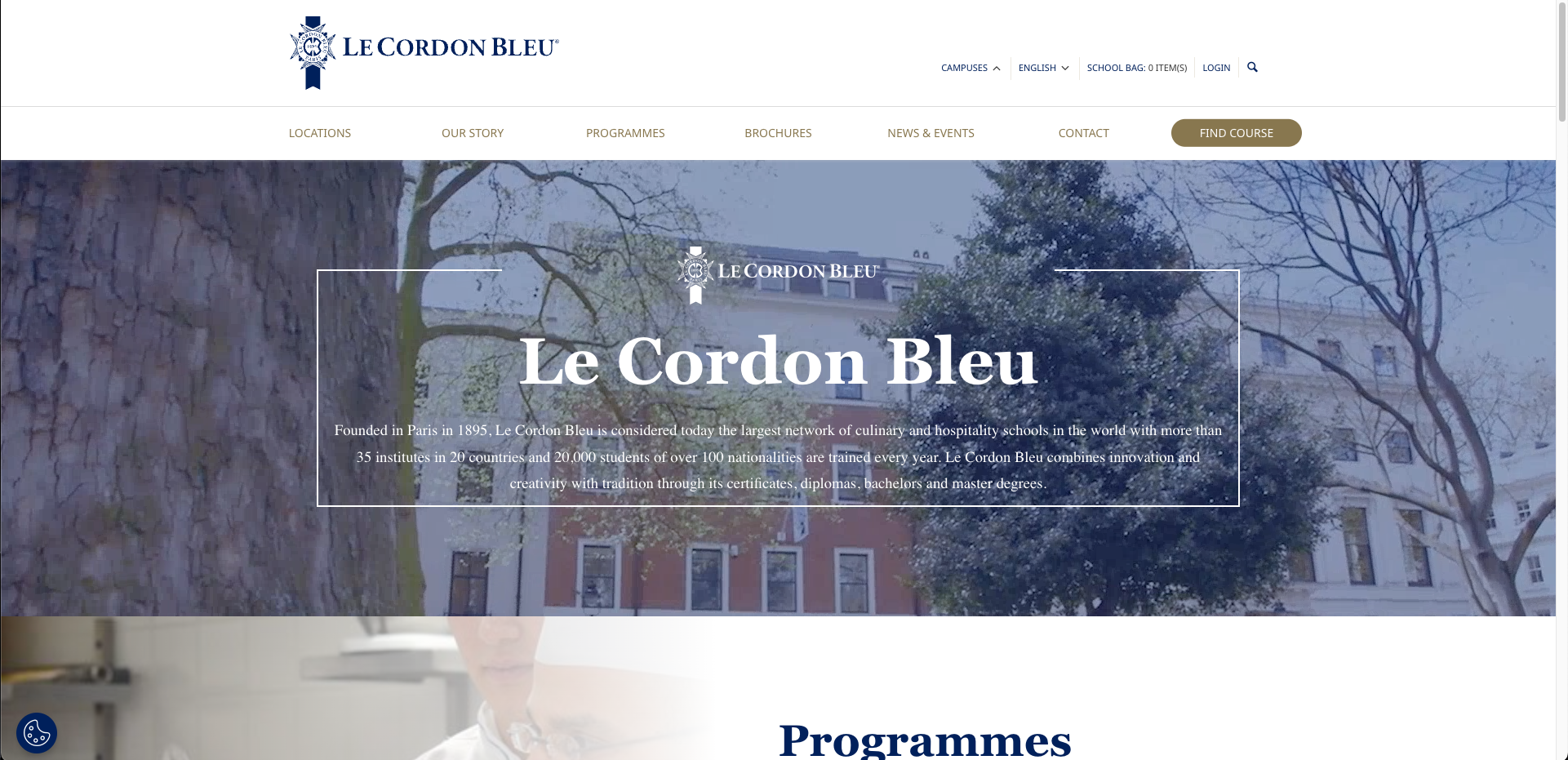 Le Cordon Bleu — Le Cordon Bleu website